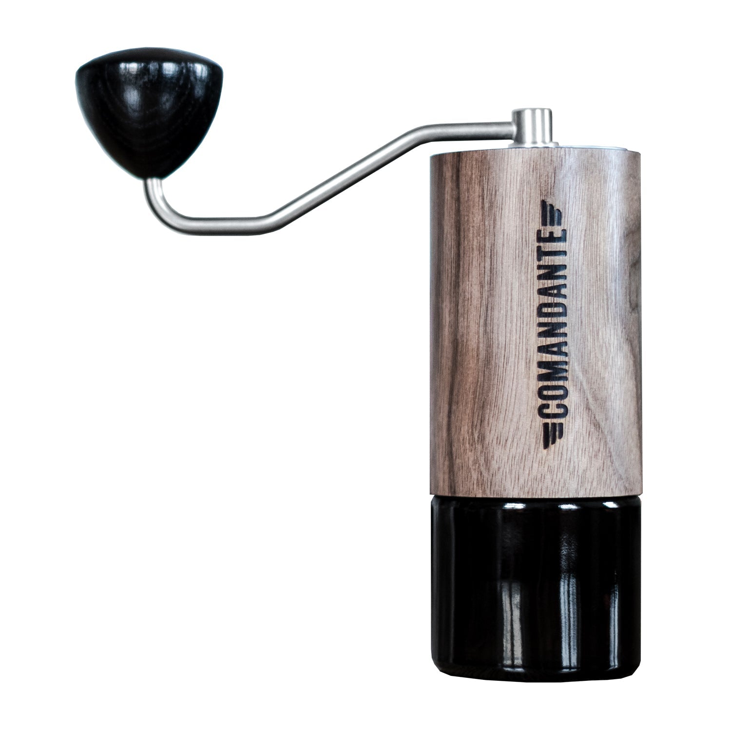 Comandante C40 Nitro Blade Coffee Grinder MK4 (Virginia Walnut), White Back Ground